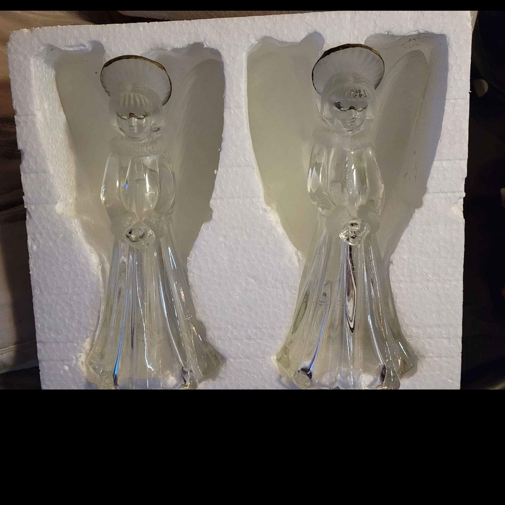 Glass Angel Figurines